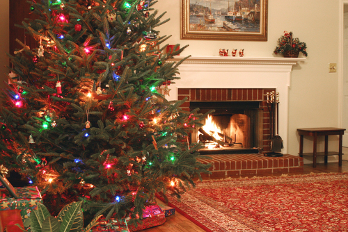 holiday mantle decor